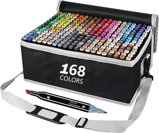 168 Colours Graffiti Pen Permanent Marker Pens Set Home & Garden > Hobbies
