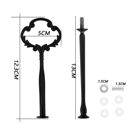 2 Tier Cake Stand Handle Sets Resin