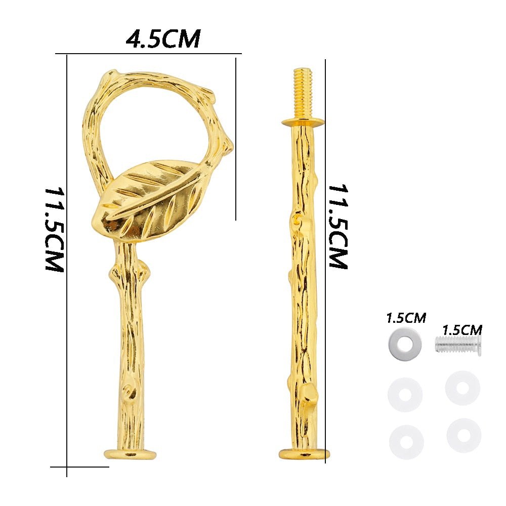 2 Tier Cake Stand Handle Sets Resin