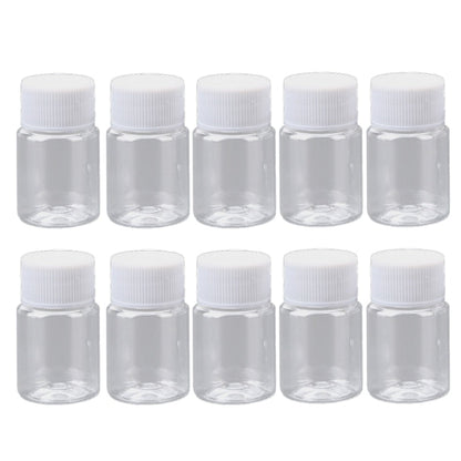 20ml Refillable Container Bottle with Top Cap x 10 Resin