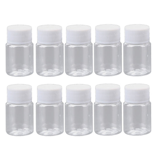 20ml Refillable Container Bottle with Top Cap x 10 Resin