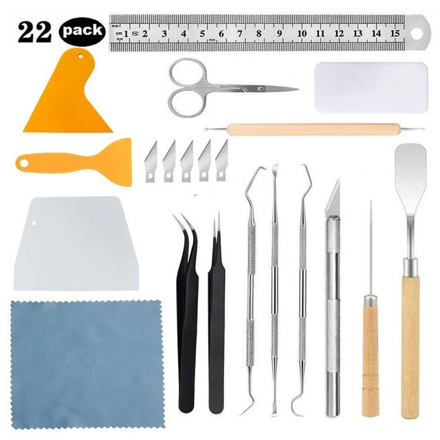 22pce Craft Vinyl Weeding Tools Sets – Craft Outlet Australia