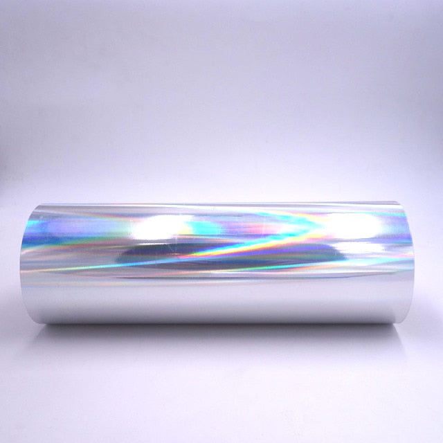 25cmx50cm Hologram Rainbow Metallic Heat Transfer Vinyl Arts Crafts