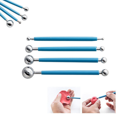 25pcs Mandala Dotting Tools Set with a Blue Zipper Waterproof Storage Bag Art Kit