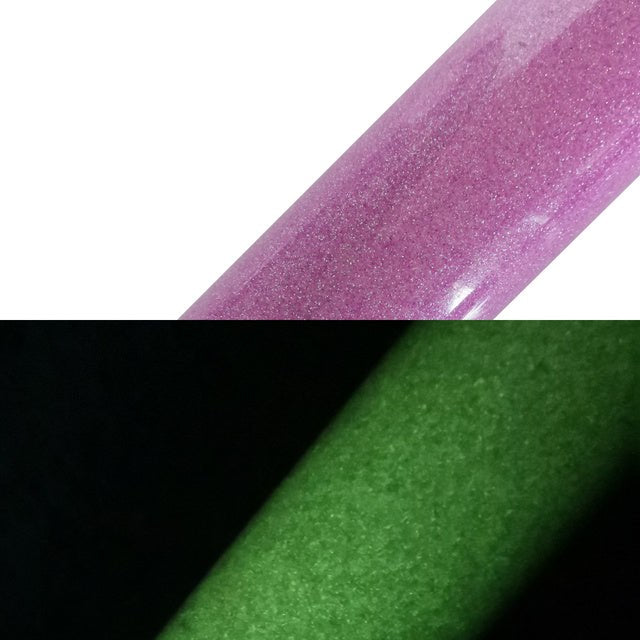 cm Glow Dark Glitter Heat Transfer Vinyl 