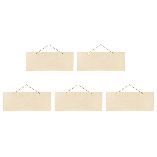 cm Blank Hanging Wood Sign Pack Blanks