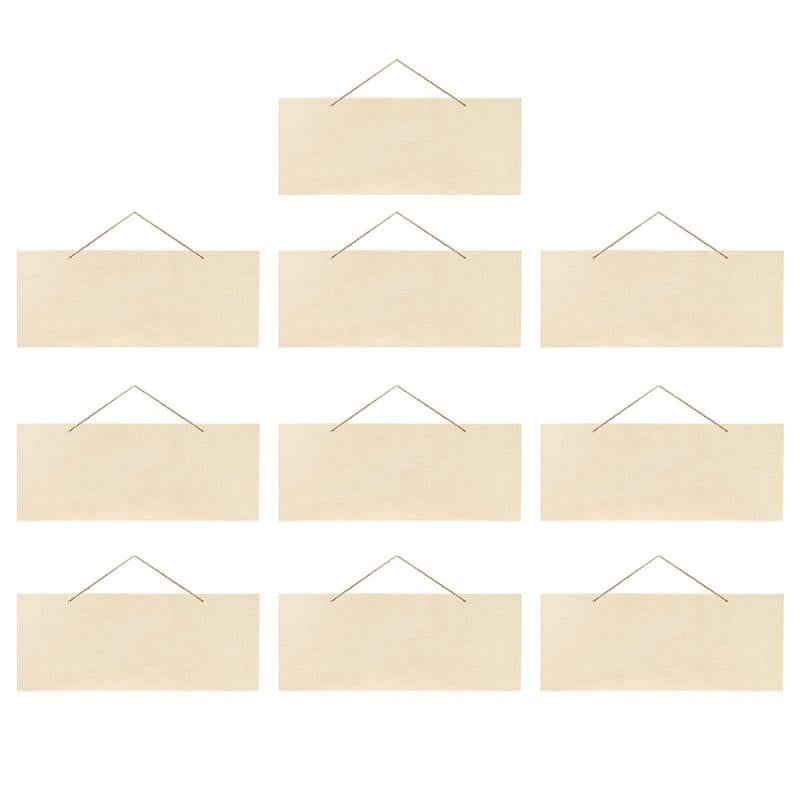 cm Blank Hanging Wood Sign Pack Blanks