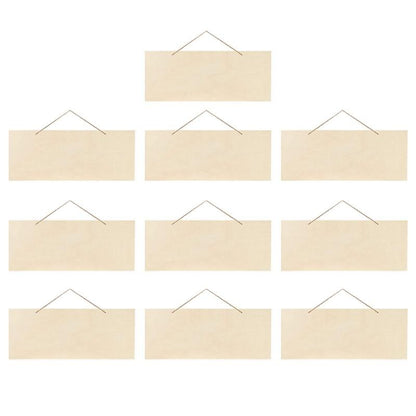 cm Blank Hanging Wood Sign Pack Blanks