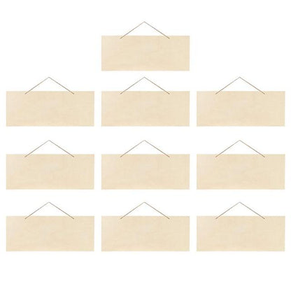 cm Blank Hanging Wood Sign Pack Blanks