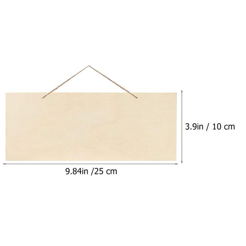 cm Blank Hanging Wood Sign Pack Blanks