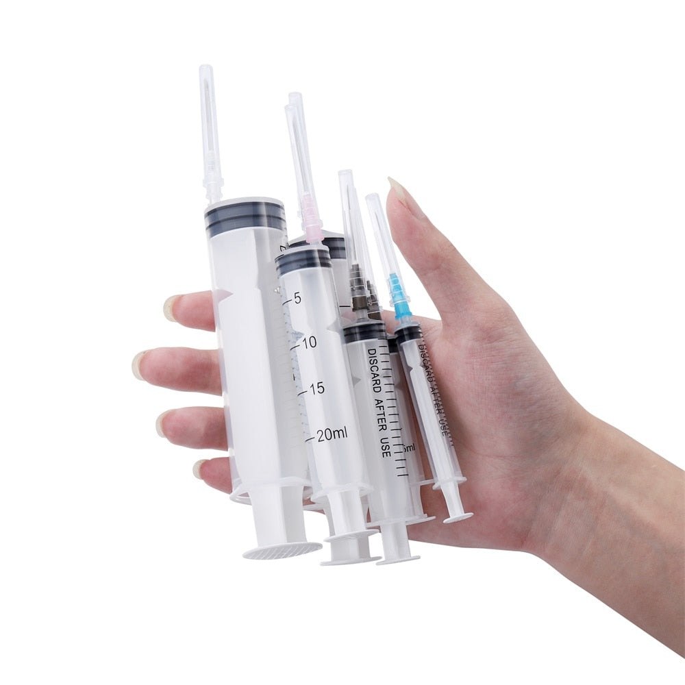 3-60ml Reusable Plastic Syringe Epoxy Resin Injection Pipette Tools Resin