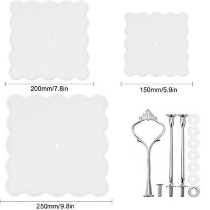 Layer Cupcake Stand Silicone Epoxy Mould Kit Resin Moulds