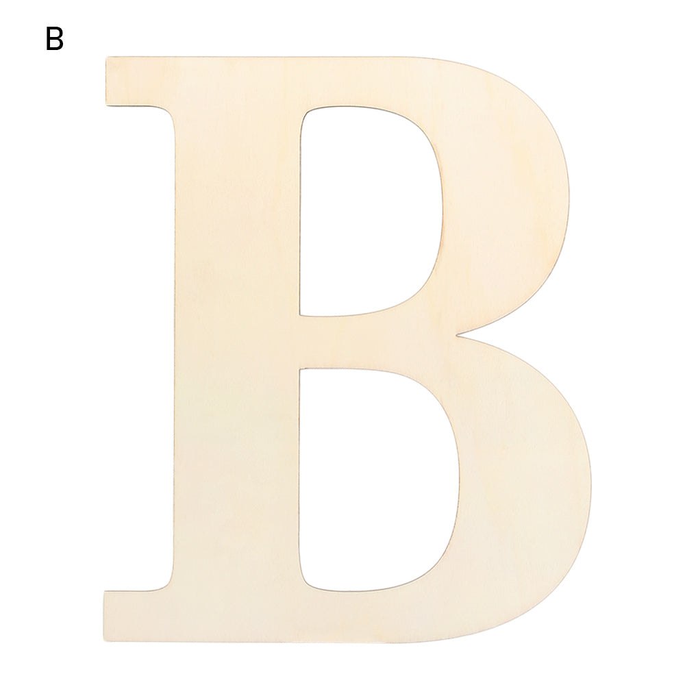 30CM Blank Craft Wood Alphabet Letters 3mm thick