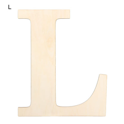 30CM Blank Craft Wood Alphabet Letters 3mm thick Blanks