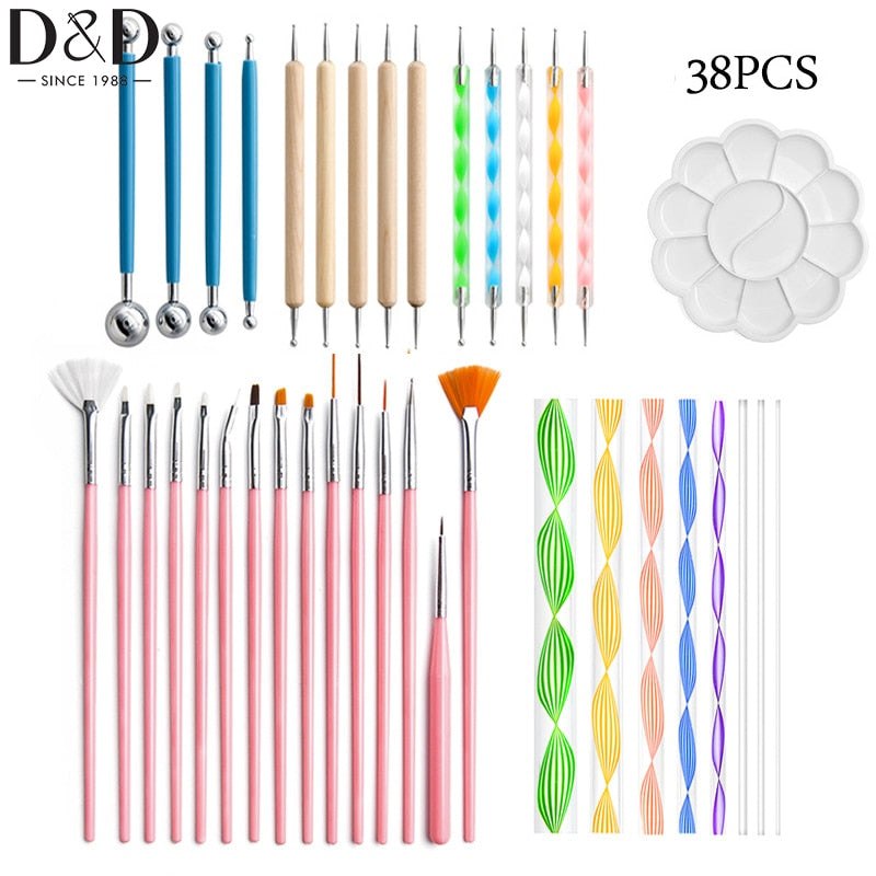 38pc Mandala Dotting Tools Kit Art Kit