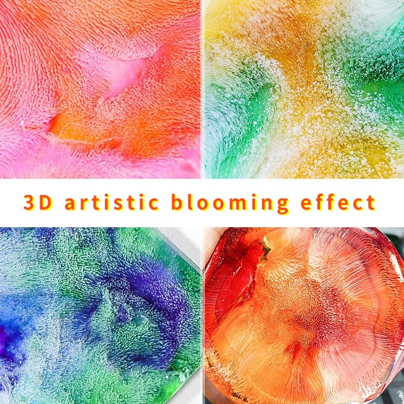 3D Blooming Fluid Alcohol Ink - 24 Bottle Set Resin