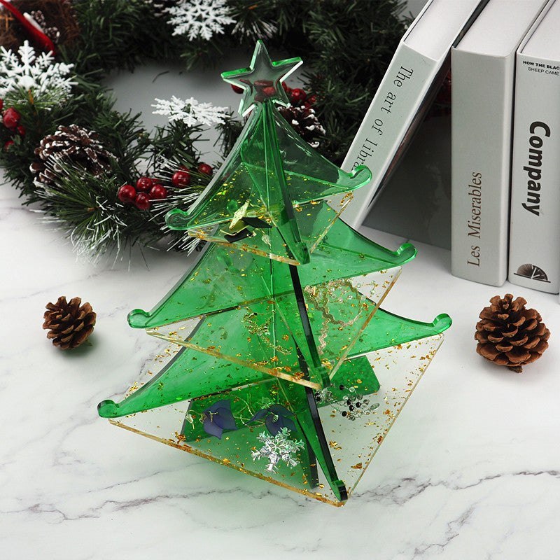 Christmas Tree Storage Shelf Silicone Mould Resin