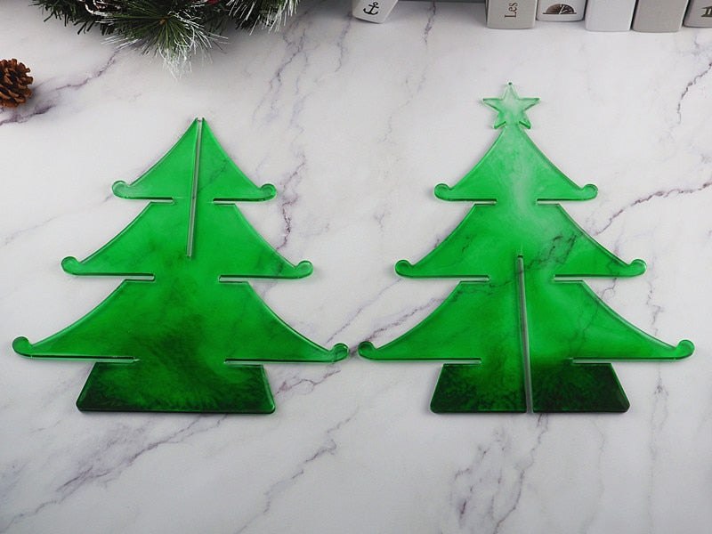 Christmas Tree Storage Shelf Silicone Mould Resin