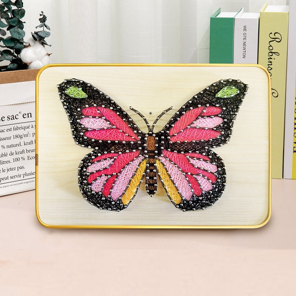 3D String Art Kit - Butterfly Art Kit