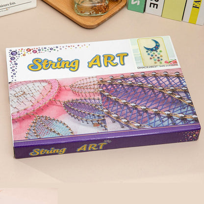 3D String Art Kit - Cloud Rain Drops Art Kit