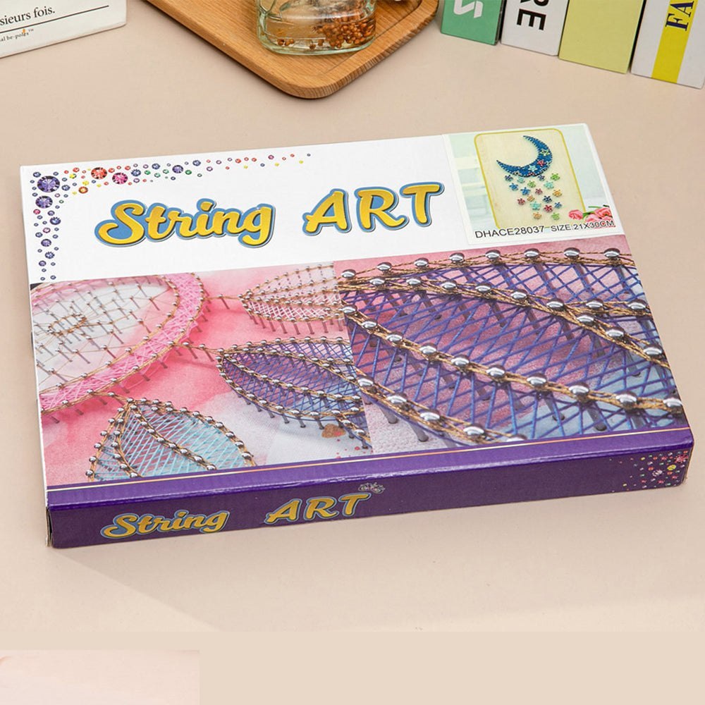 3D String Art Kit - White Unicorn Art Kit