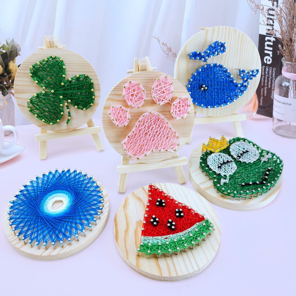 3D String Art Kit With BONUS Mini Easel Stand - Watermelon Slice