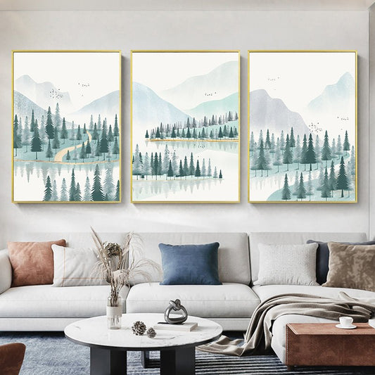 3PC Bundle Paint By Numbers - Mystic Mountains 