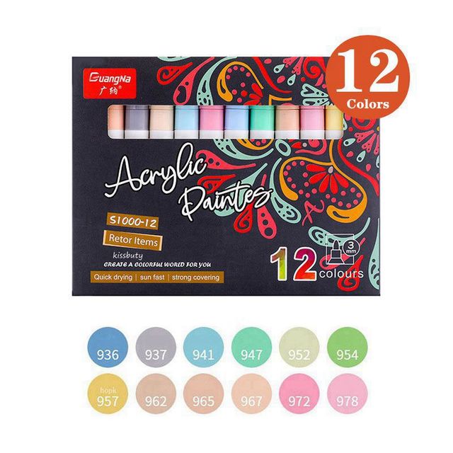 mm Tip Acrylic Paint Pens Numbers