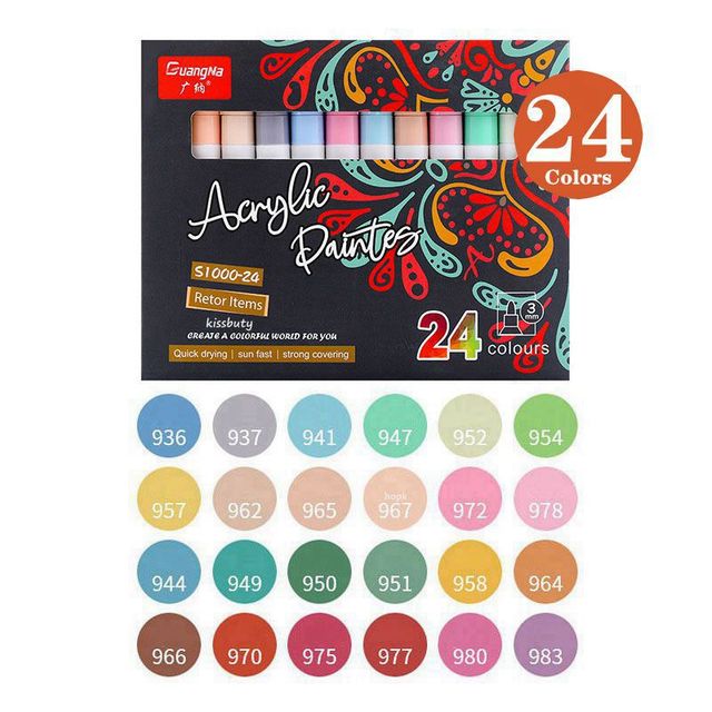 mm Tip Acrylic Paint Pens Numbers