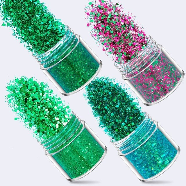 Bottles Superfine Glitter Sequins Mix Resin