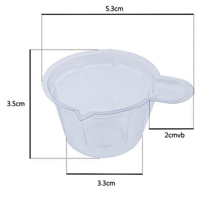 100Pcs 40ML Disposable Plastic Dispensing Cups 