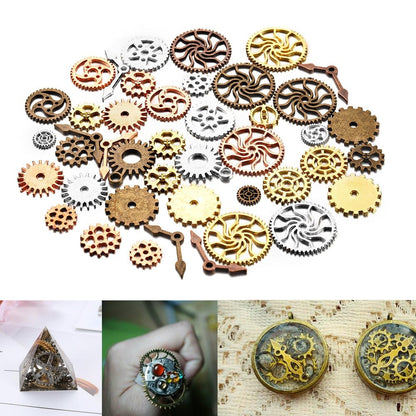 50/100g Vintage Steampunk Cogs Mix Ins Resin