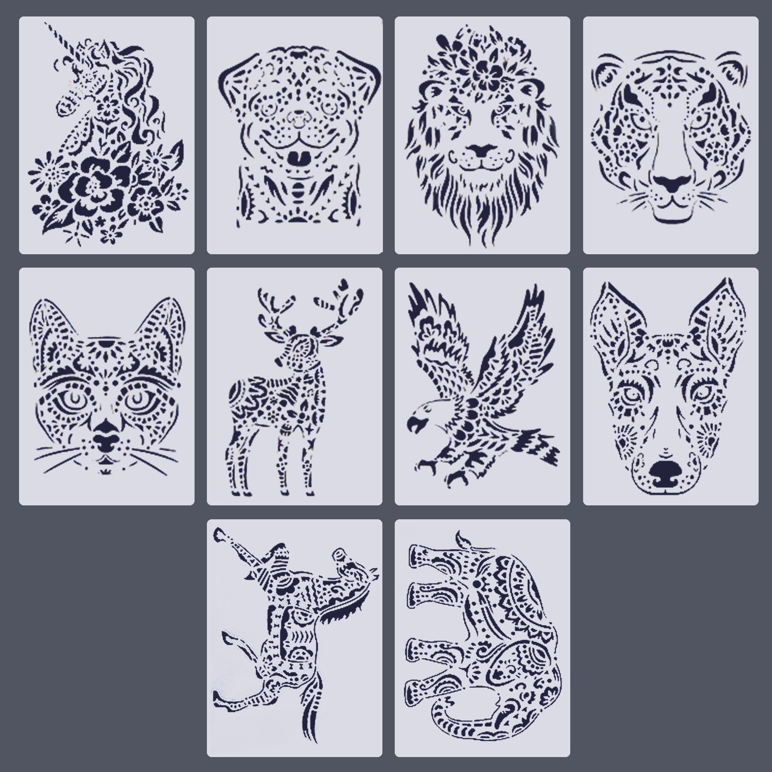Jscript Stencil Art and Painting Stencils & Templates – Craft Outlet Australia