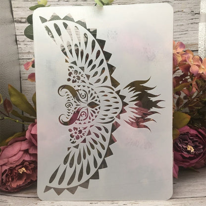 A4 Mandala Animals Art Stencil 12 Pack