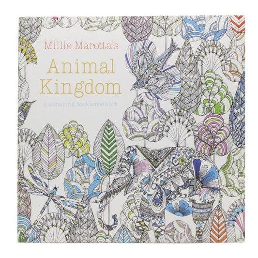 Adults Colouring Book Animal Kingdom Colour