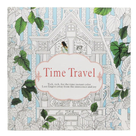 Adults Colouring Book Time Travel Colour