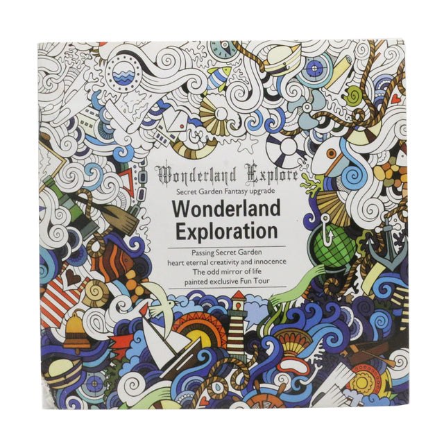 Adults Colouring Book Wonderland Colour