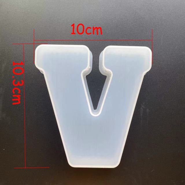 Alphabet Letter Silicone Mould for Epoxy Resin