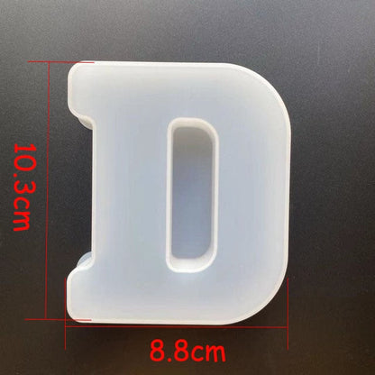 Alphabet Letter Silicone Mould for Epoxy Resin Resin Mould