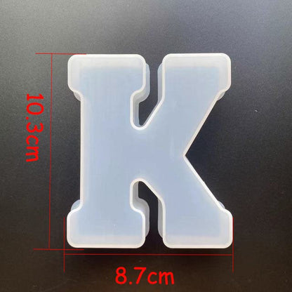 Alphabet Letter Silicone Mould for Epoxy Resin