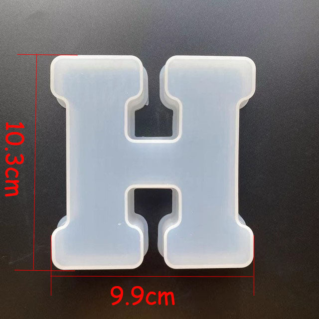 Alphabet Letter Silicone Mould for Epoxy Resin