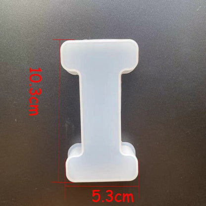 Alphabet Letter Silicone Mould for Epoxy Resin