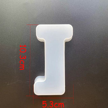 Alphabet Letter Silicone Mould for Epoxy Resin