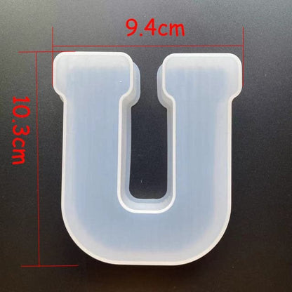 Alphabet Letter Silicone Mould for Epoxy Resin Resin Mould