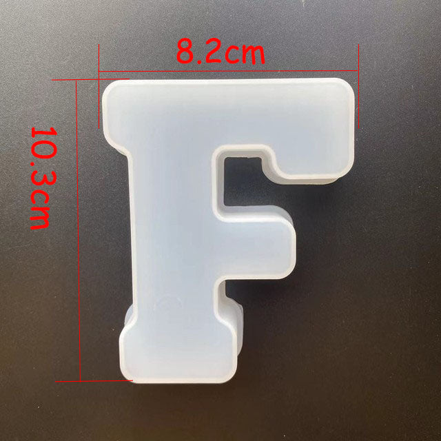 Alphabet Letter Silicone Mould for Epoxy Resin