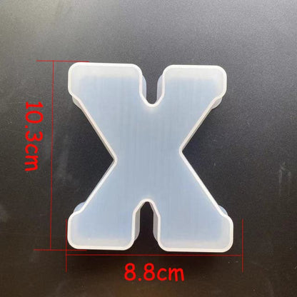 Alphabet Letter Silicone Mould for Epoxy Resin