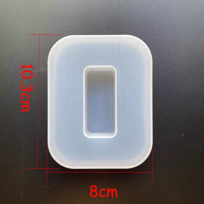 Alphabet Letter Silicone Mould for Epoxy Resin