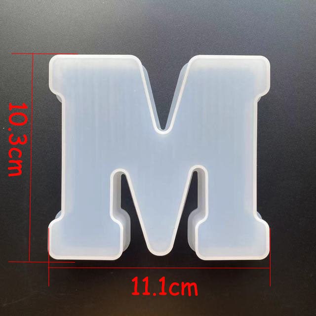 Alphabet Letter Silicone Mould for Epoxy Resin