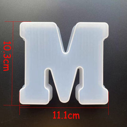 Alphabet Letter Silicone Mould for Epoxy Resin