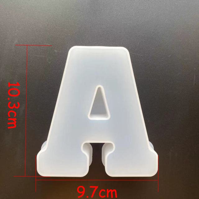 Alphabet Letter Silicone Mould for Epoxy Resin